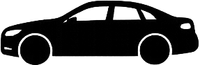 Outline guide showing medium vehicles like saloons, larger hatchbacks, and crossovers for detailing packages