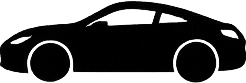 Outline guide showing small vehicles like hatchbacks, coupes, and convertibles for detailing packages